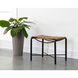 Riz 18.5 inch Tan Leather Stool